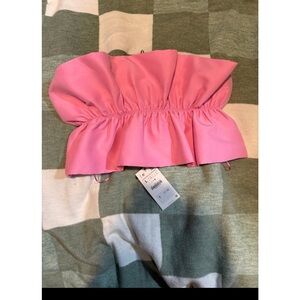 Zara Pink Crop Top